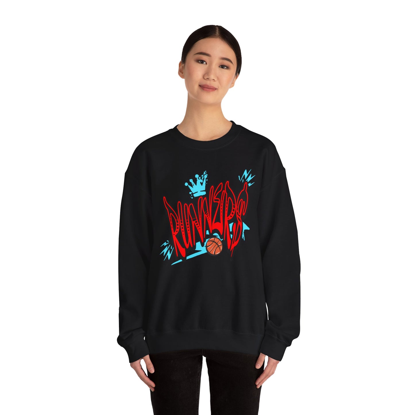 Street Style Runner Unisex Crewneck Sweatshirt