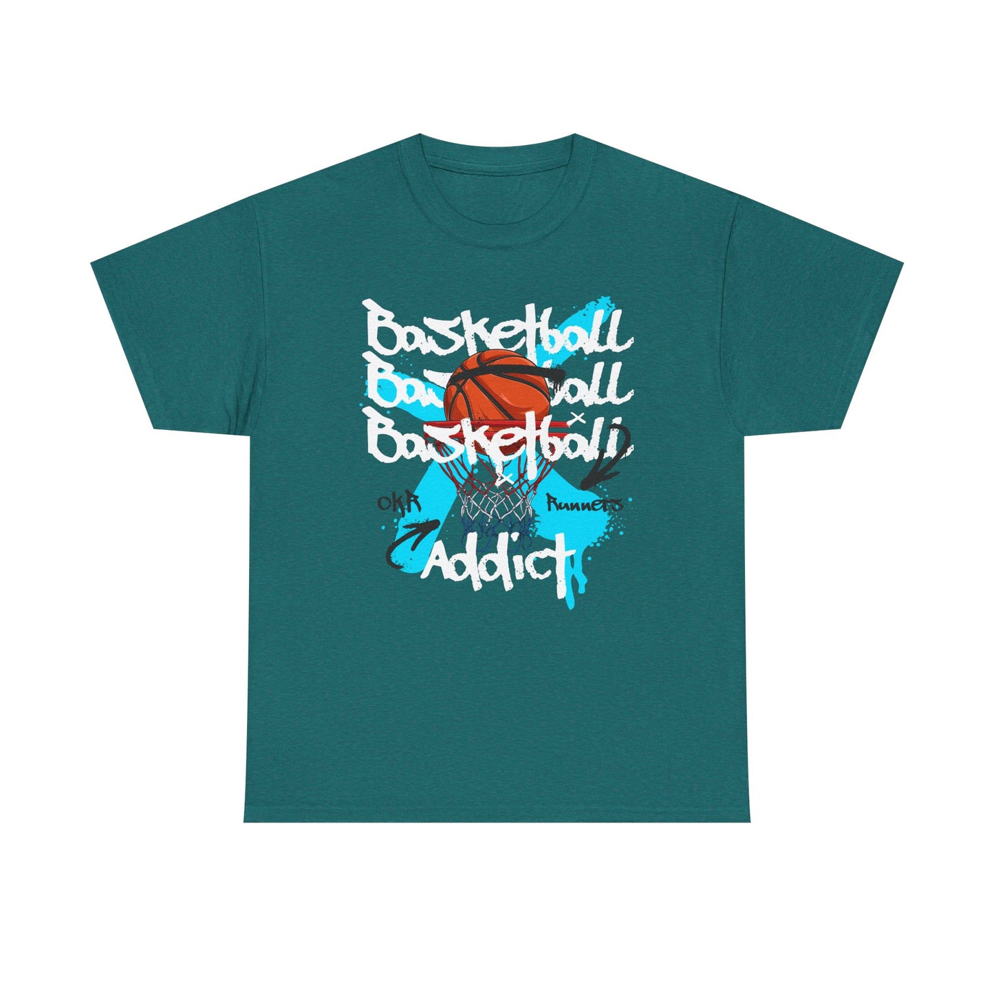 Basketball Addict Unisex Heavy Cotton Tee