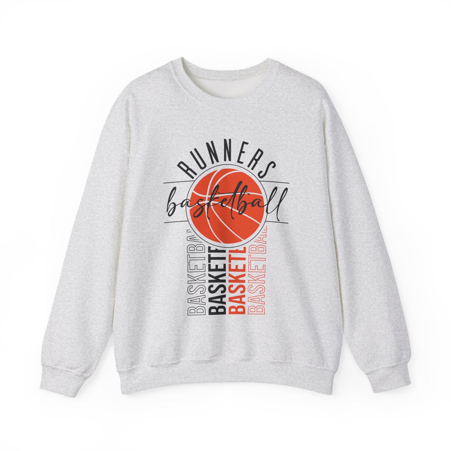 Basketball Runners Crewneck Sweatshirt | Stylish Sports Apparel