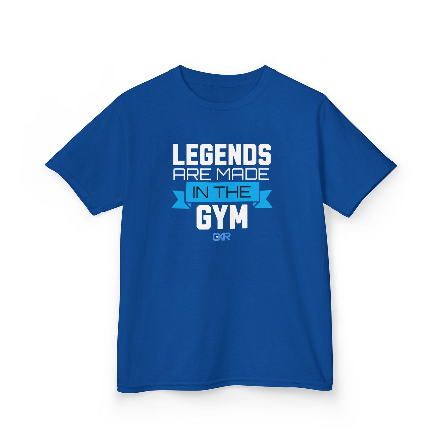 Kids Gym Legends Tee - Empowering Heavy Cotton T-Shirt for Young Athletes