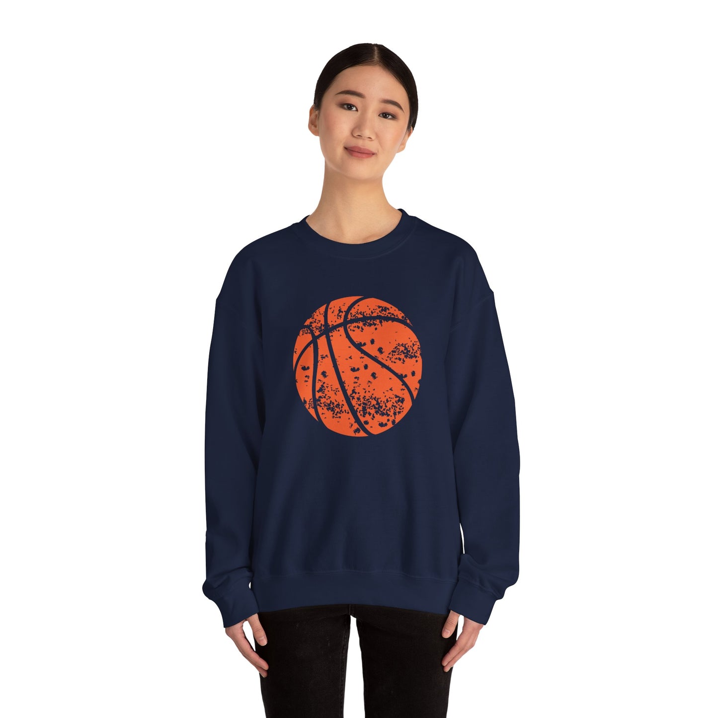 Basketball Graphic Crewneck Sweatshirt