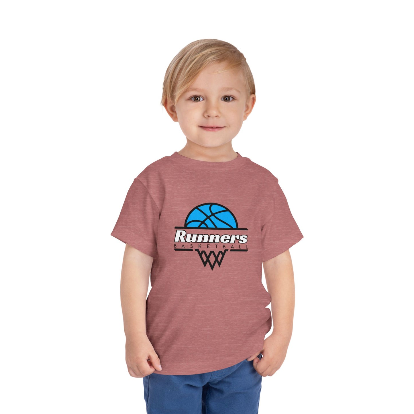 Toddler Basketball Tee - Runners Basketball Graphic Shirt