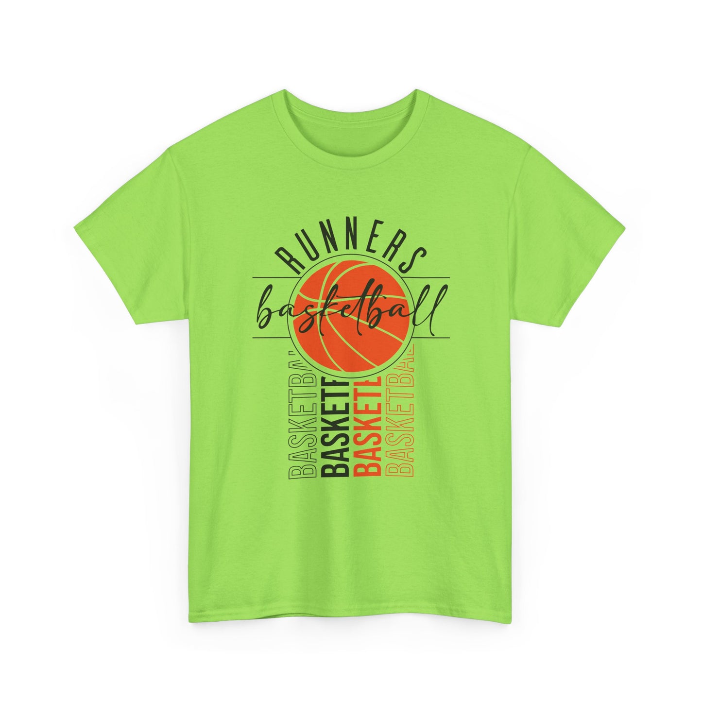 Basketball Runners Unisex Heavy Cotton Tee - Sporty & Stylish Tee for Players and Fans