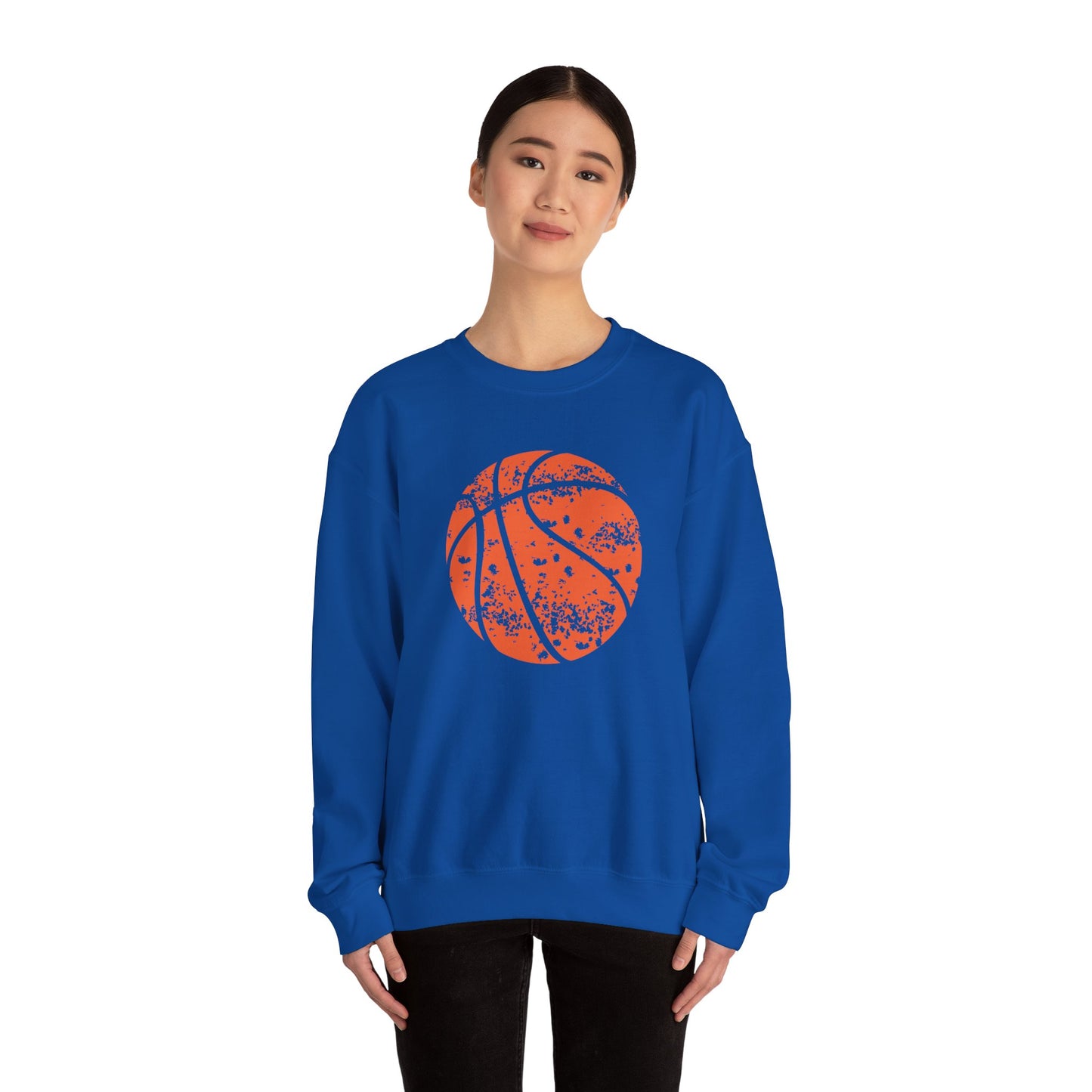 Basketball Graphic Crewneck Sweatshirt
