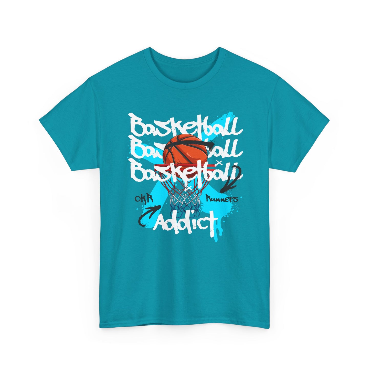 Basketball Addict Unisex Heavy Cotton Tee