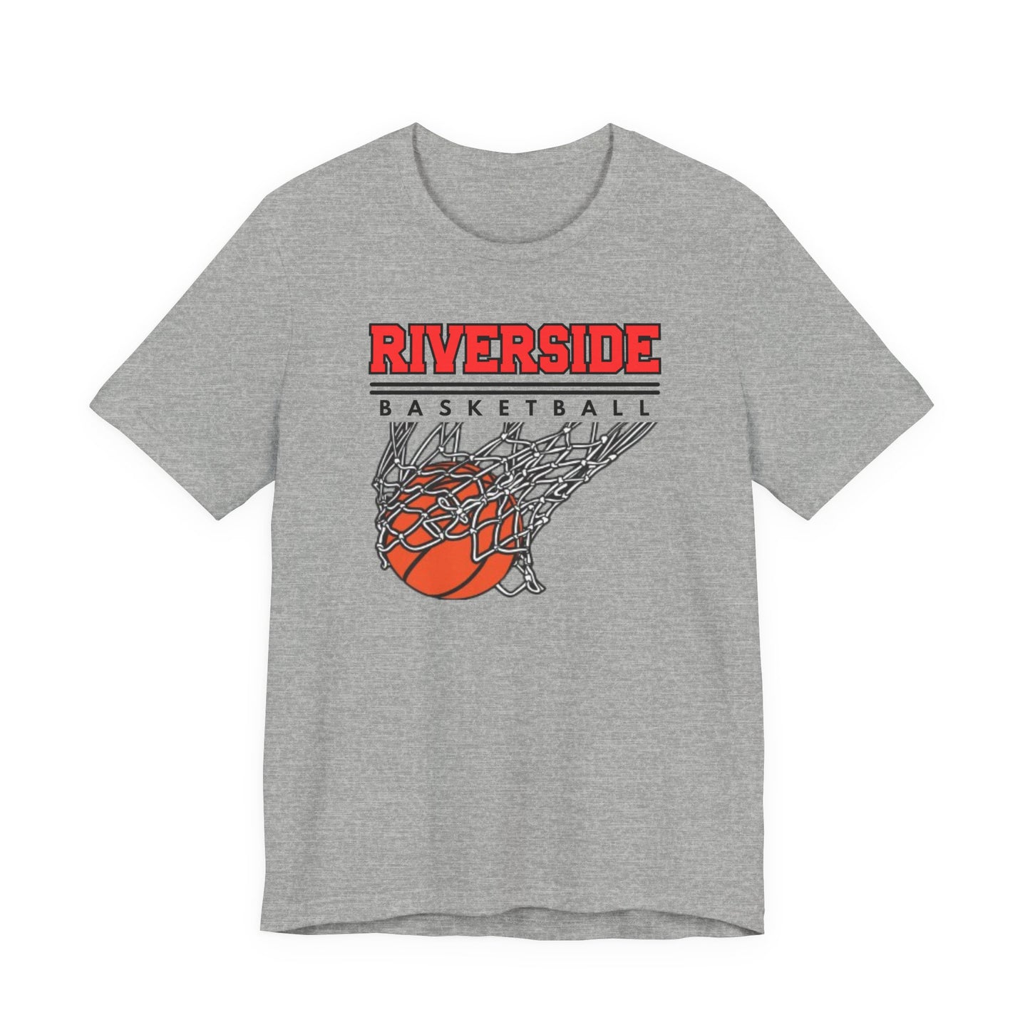 Riverside Basketball Tee, Unisex Short Sleeve Shirt, Sports Fan Apparel, Gift for Athletes, Basketball Team Merchandise