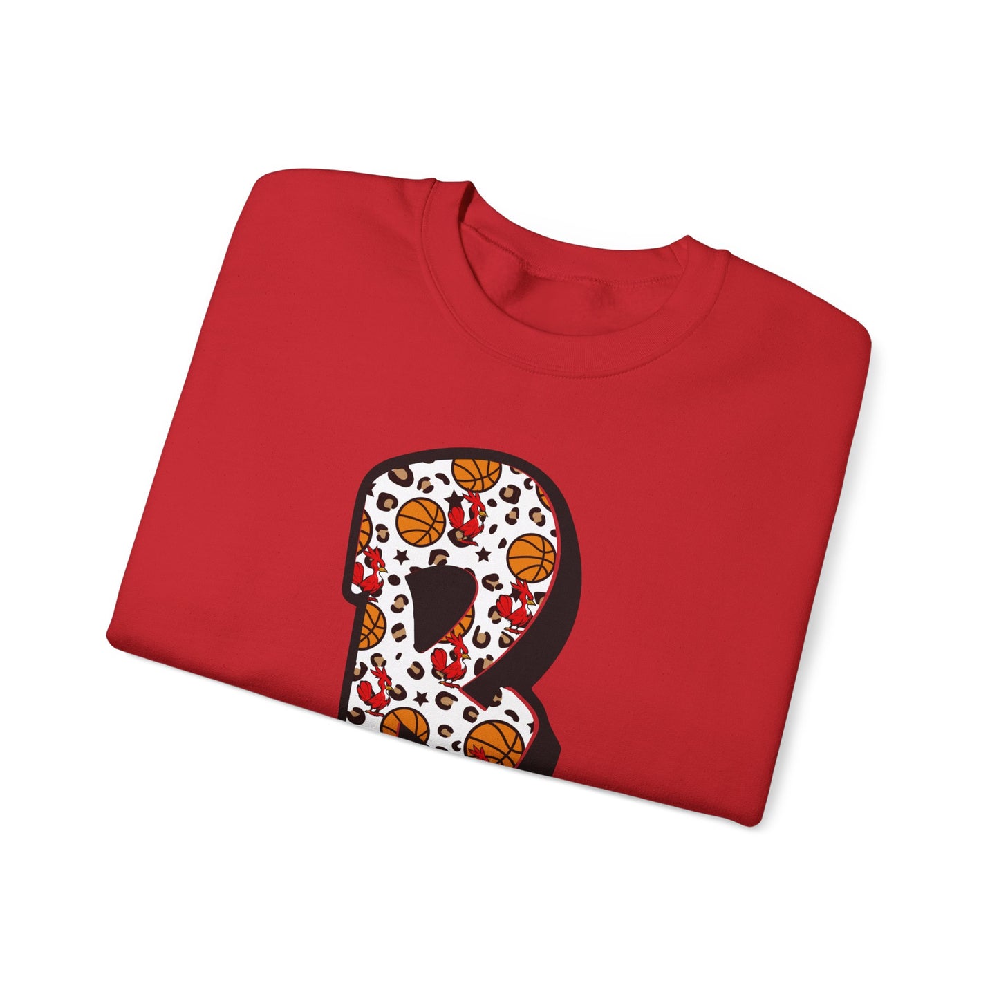 Colorful Letter R Sweatshirt, Cozy Crewneck Pullover, Casual Apparel, Unisex Gift, Perfect for Holidays and Celebrations