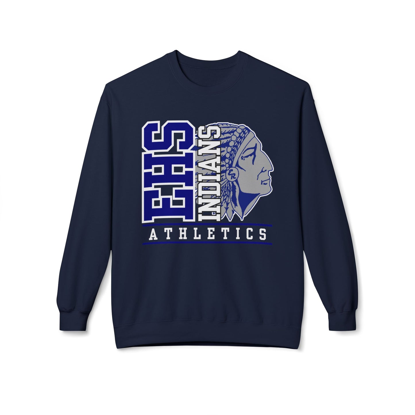 EHS Indians Athletics Crewneck Sweatshirt, Sports Apparel, Fan Gear, School Spirit, Comfortable Sweatshirt, Gifts for Athletes
