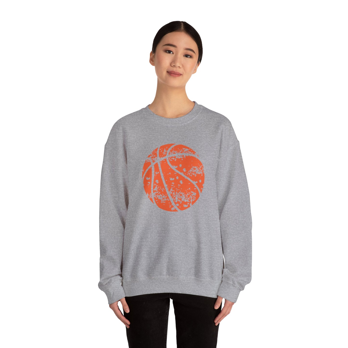 Basketball Graphic Crewneck Sweatshirt