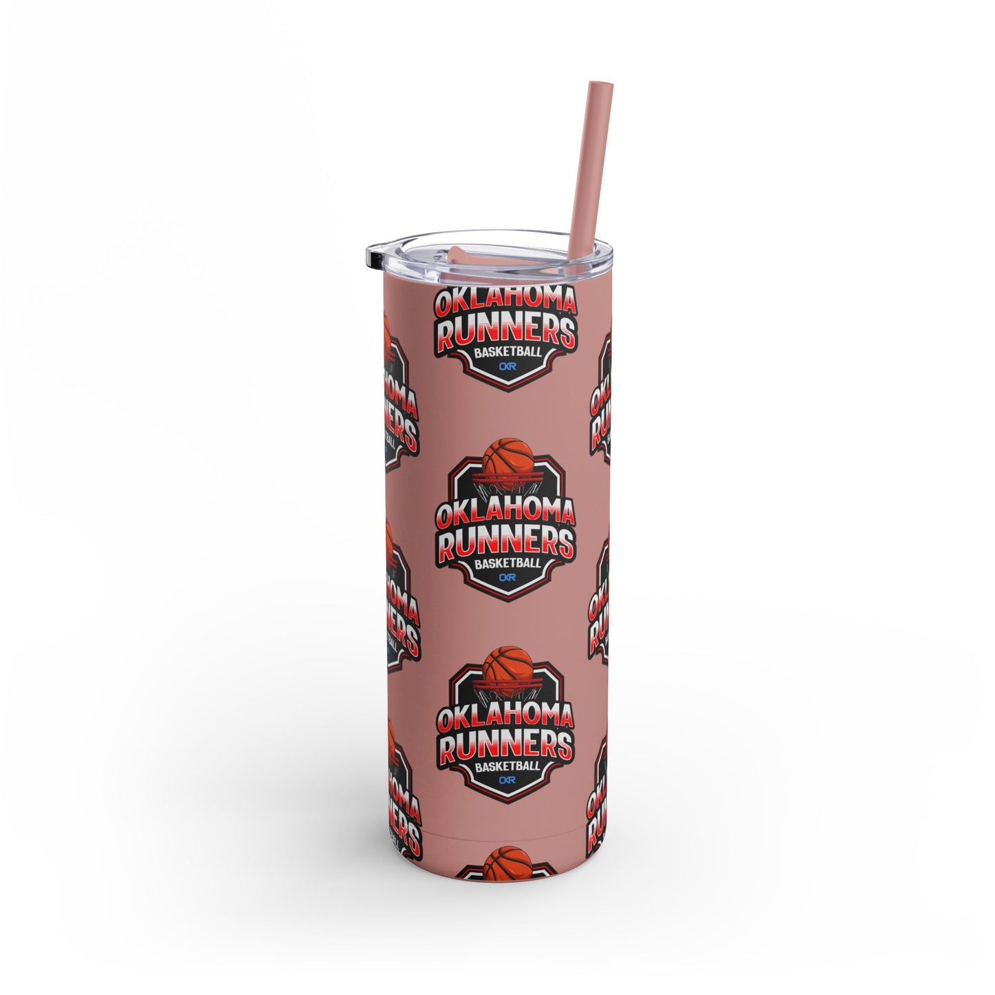 Oklahoma Runners Basketball Tumbler - 20oz Matte Travel Cup