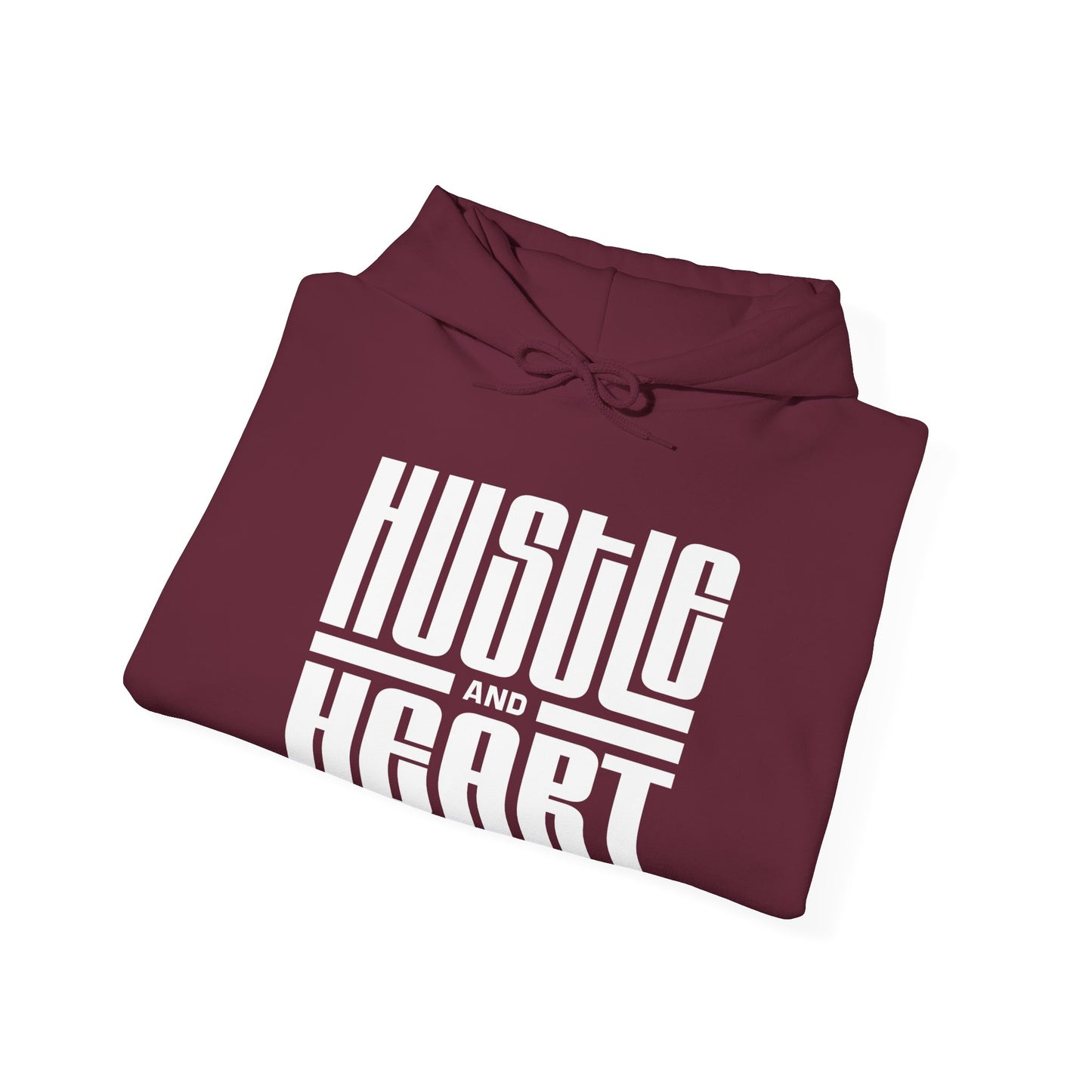 Inspirational Hustle and Heart Hoodie for Ambitious Souls