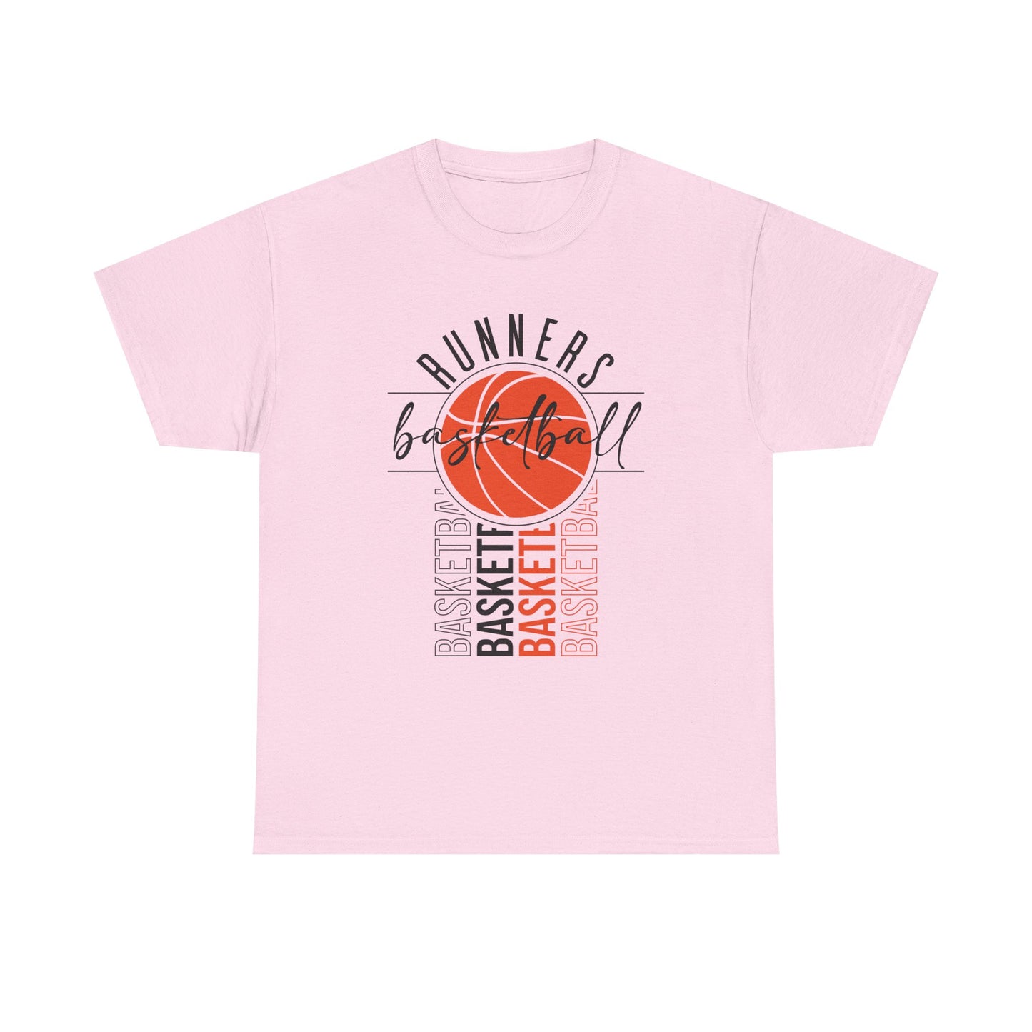 Basketball Runners Unisex Heavy Cotton Tee - Sporty & Stylish Tee for Players and Fans
