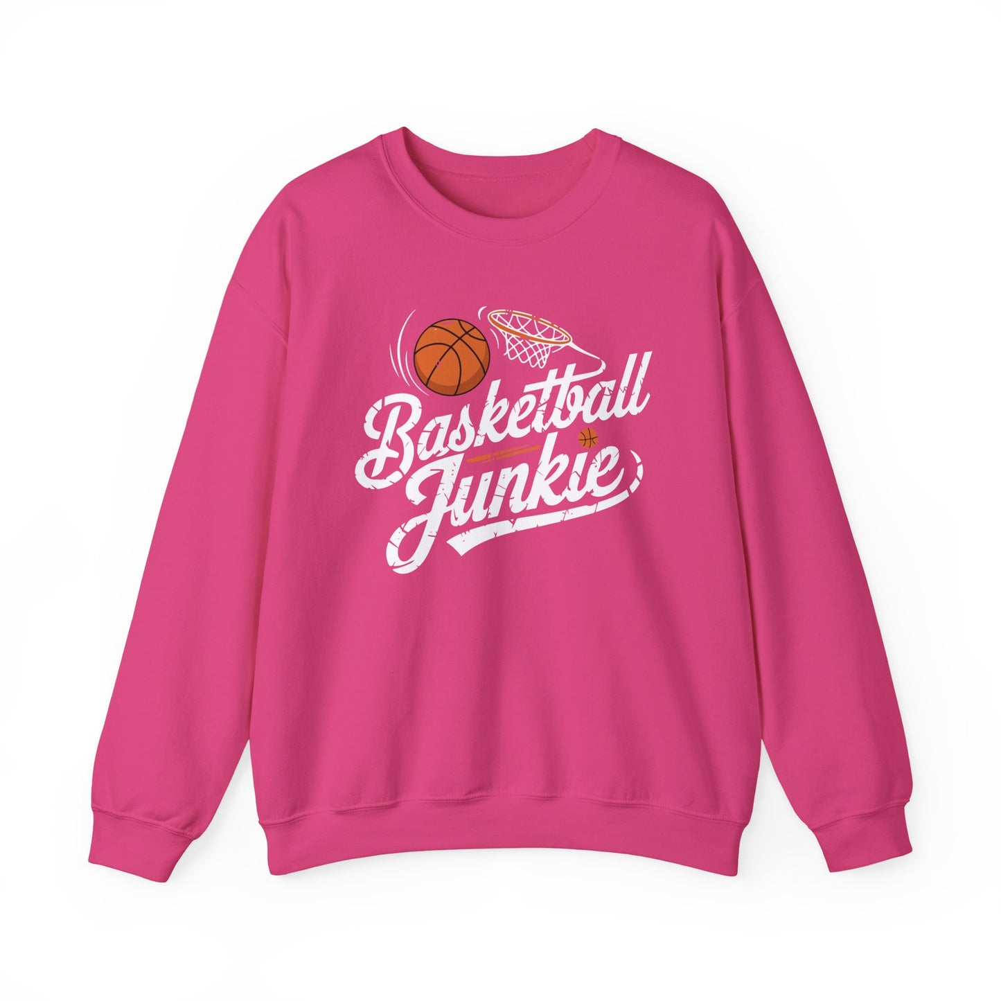 Basketball Junkie Unisex Heavy Blend™ Crewneck Sweatshirt