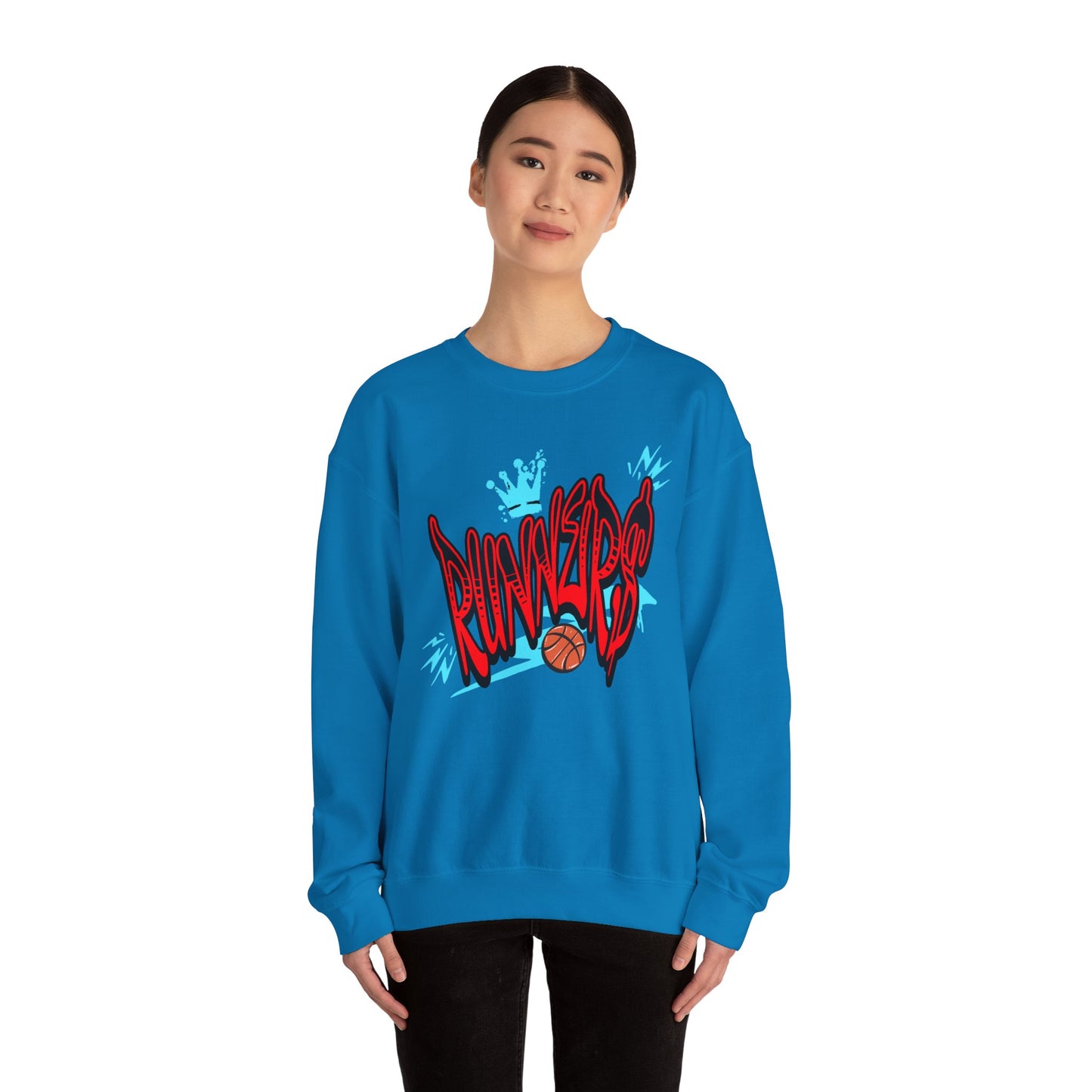Street Style Runner Unisex Crewneck Sweatshirt