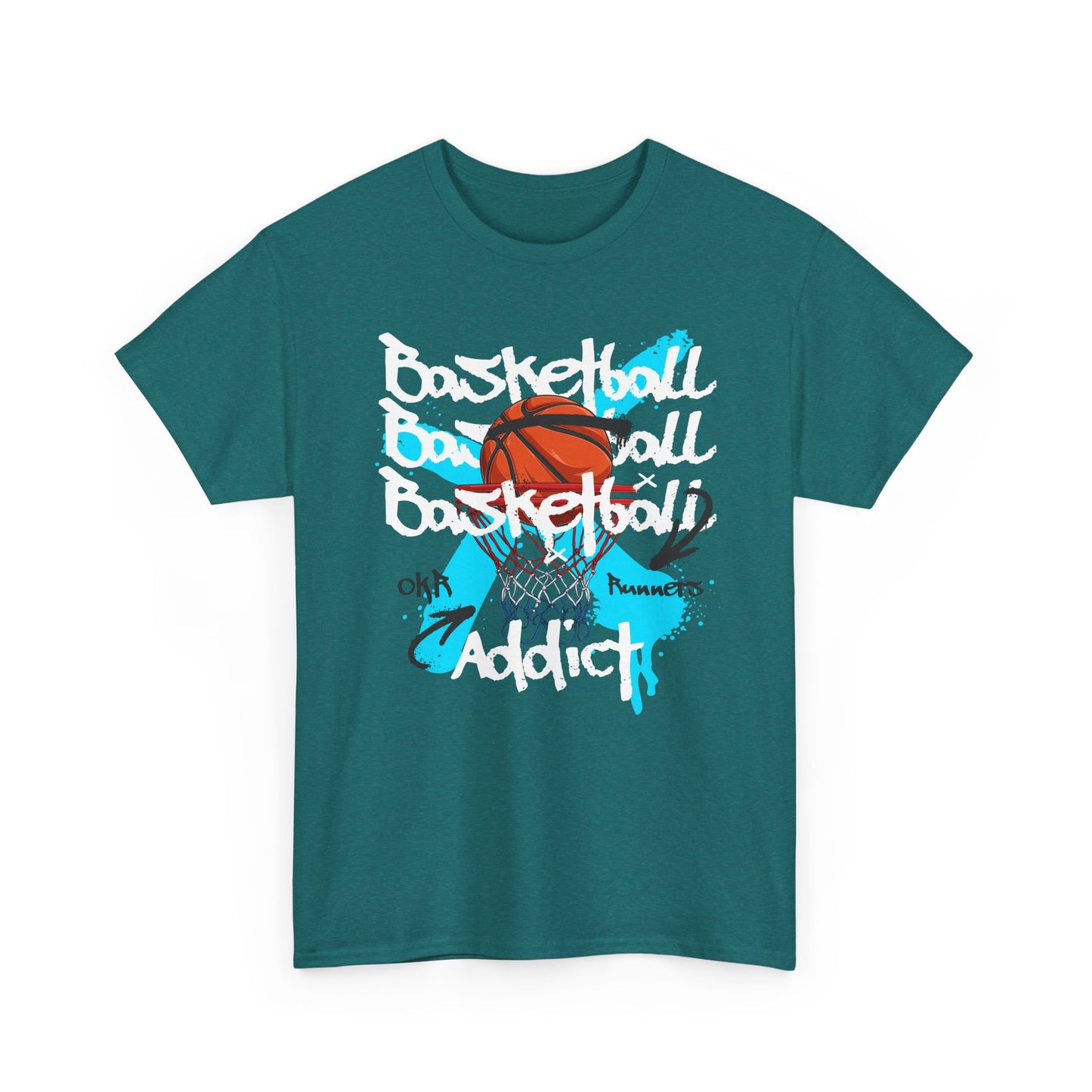 Basketball Addict Unisex Heavy Cotton Tee