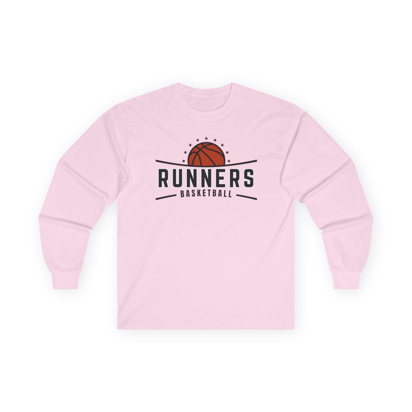 Unisex Long Sleeve Basketball Tee - Runners Design