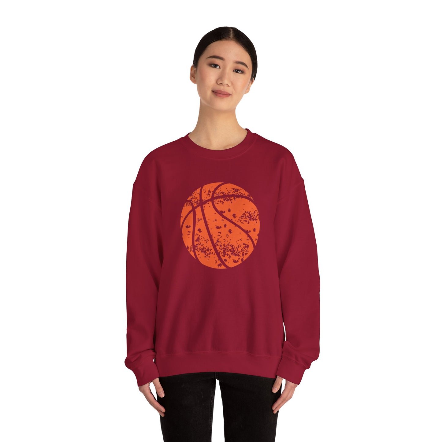 Basketball Graphic Crewneck Sweatshirt