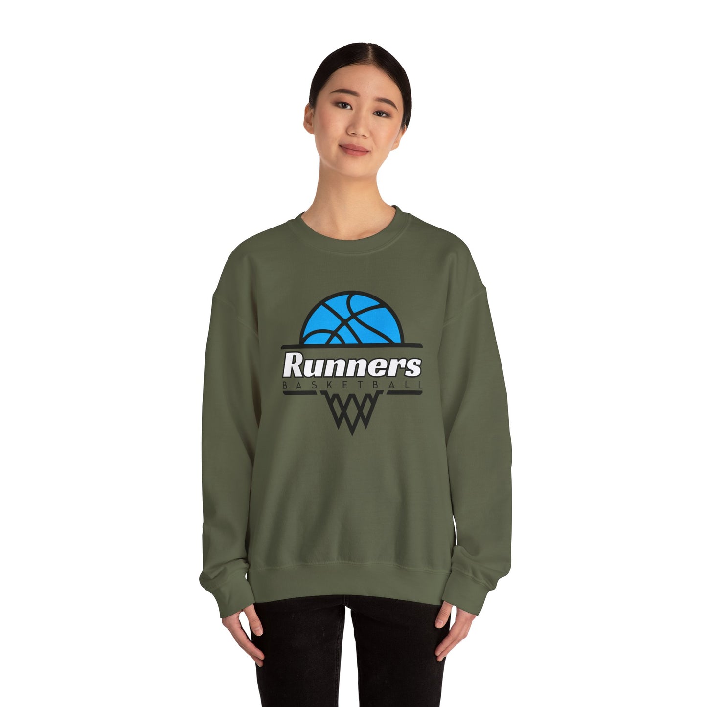 Runners Basketball Crewneck Sweatshirt - Unisex Heavy Blend™