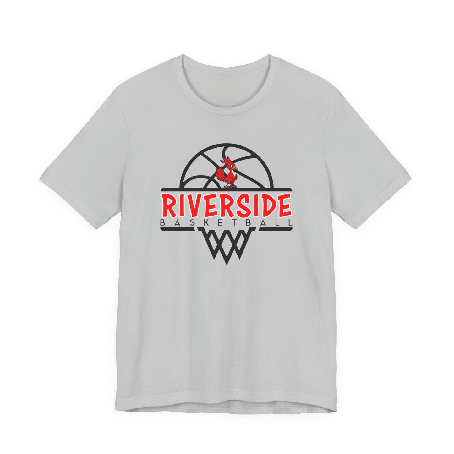 Riverside Basketball Unisex Tee - Sporty Essential for Fans, Team Spirit, Game Day, Casual Wear, Gift for Athletes