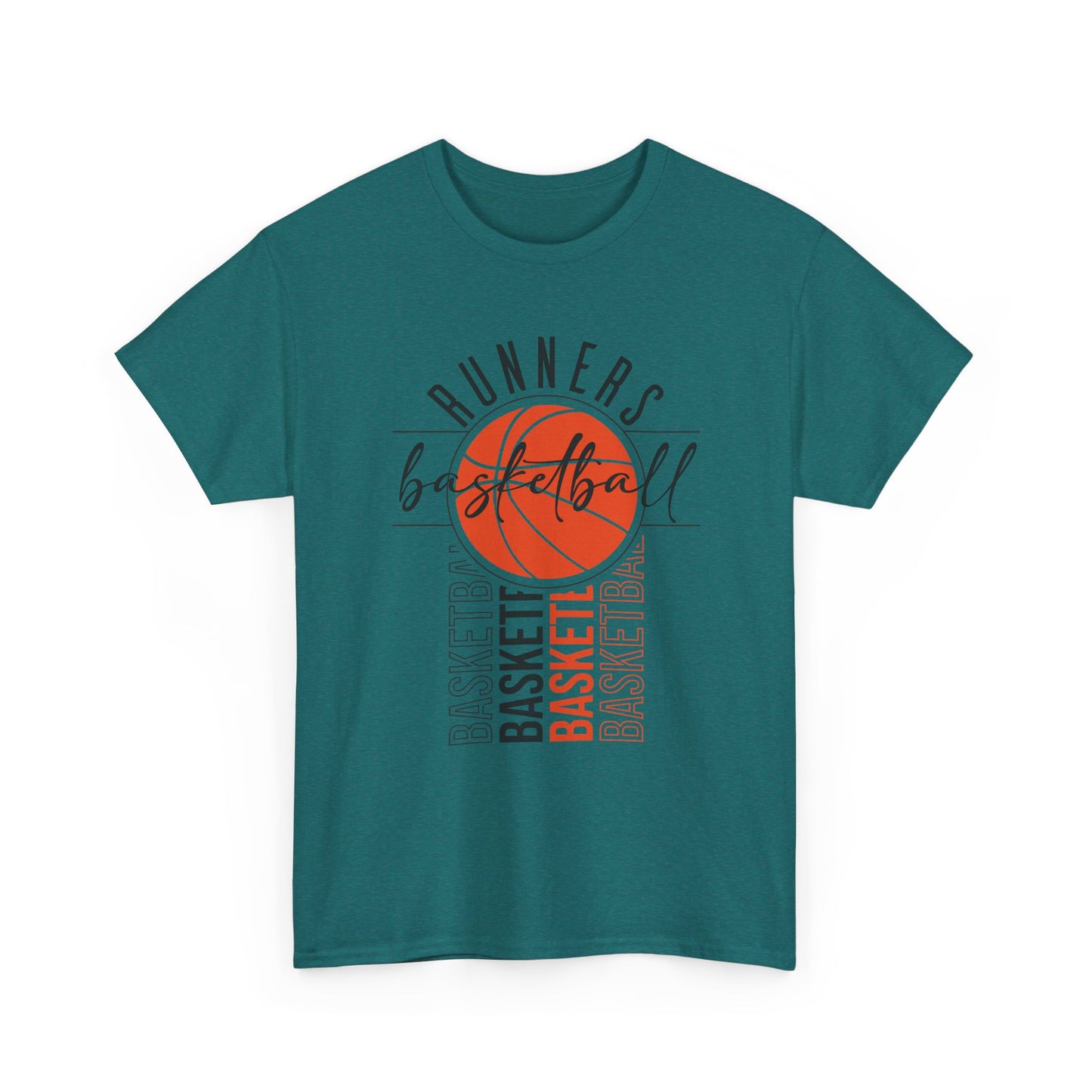 Basketball Runners Unisex Heavy Cotton Tee - Sporty & Stylish Tee for Players and Fans