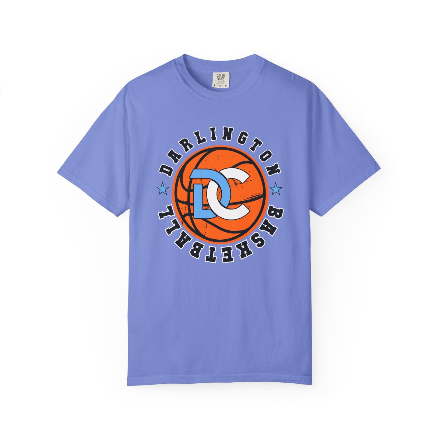 Darlington Basketball Unisex Garment-Dyed T-shirt