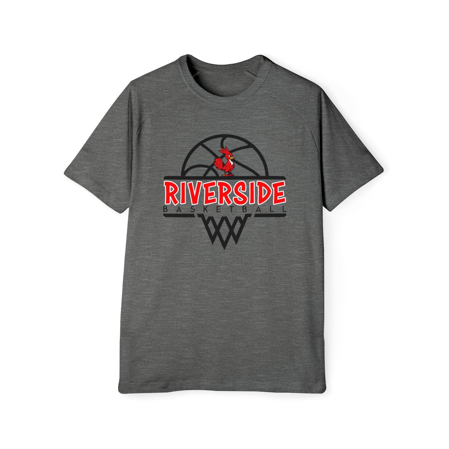 Riverside Basketball Men's Raglan T-Shirt | Sports Tee, Gift for Basketball Fans, Casual Wear, Team Apparel, Comfortable Fit