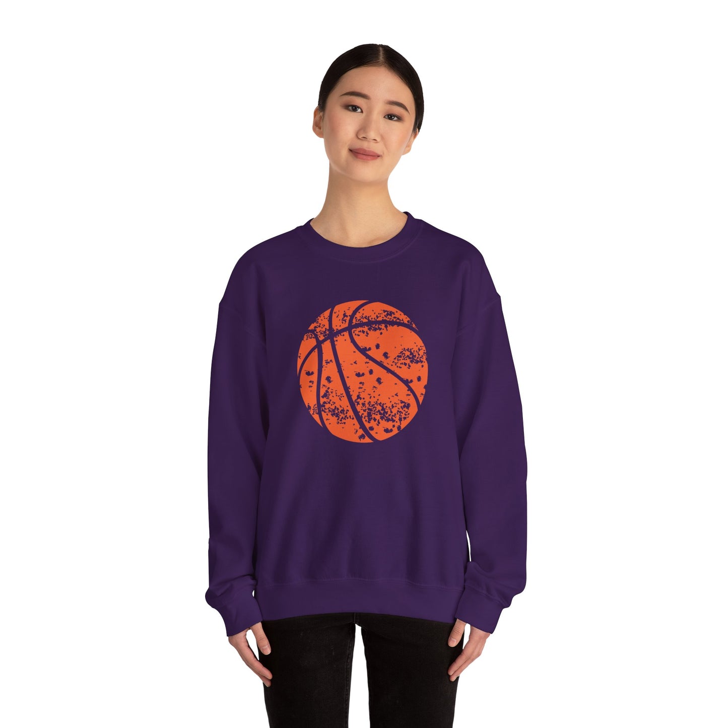 Basketball Graphic Crewneck Sweatshirt