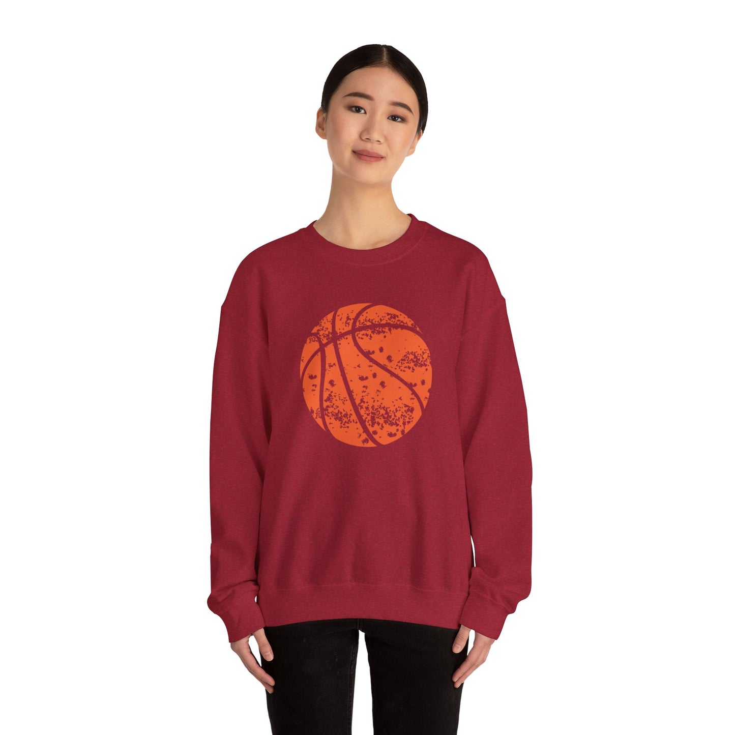 Basketball Graphic Crewneck Sweatshirt
