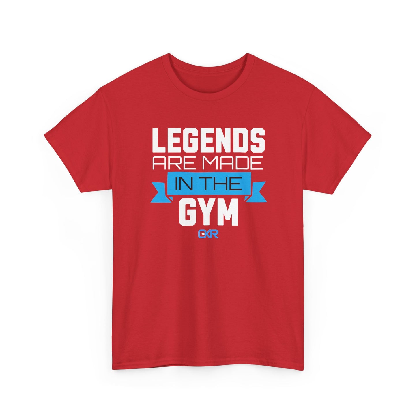 Unisex Heavy Cotton Tee - Legends Are Made in the Gym