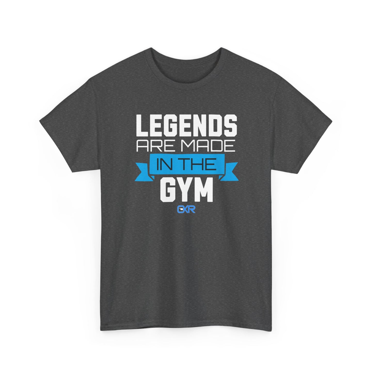 Unisex Heavy Cotton Tee - Legends Are Made in the Gym