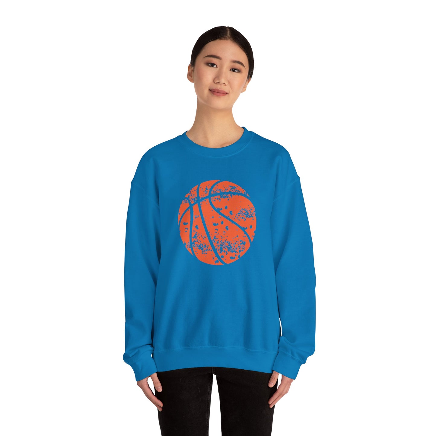 Basketball Graphic Crewneck Sweatshirt