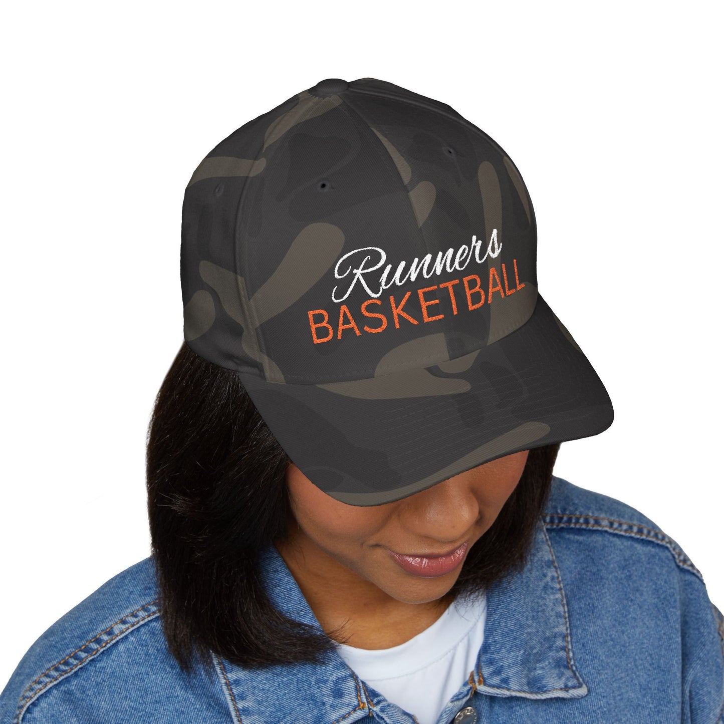 Embroidered Basketball Cap for Runners, Sports Fan Hat, Gym Gear, Team Spirit Cap, Gift for Athletes, Exercise Accessory