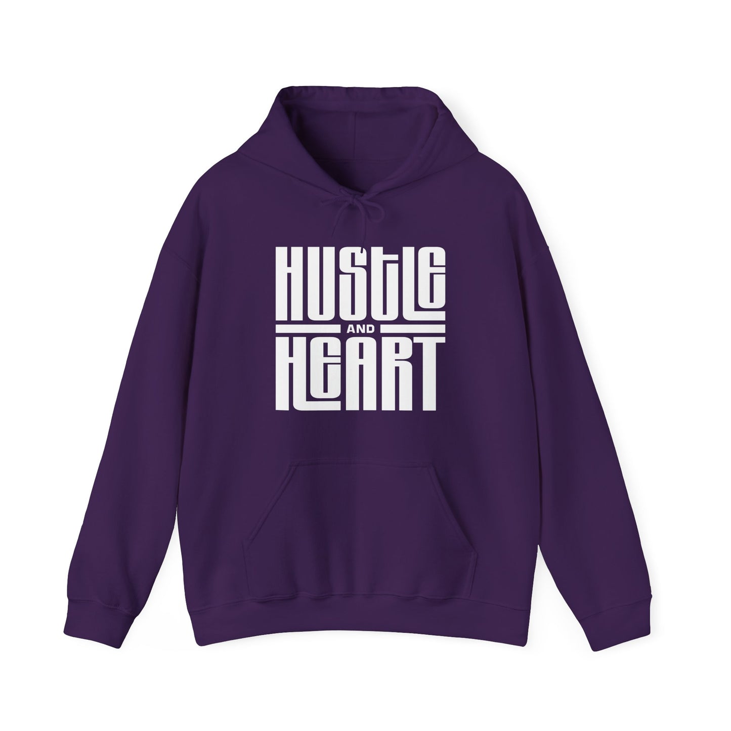 Inspirational Hustle and Heart Hoodie for Ambitious Souls