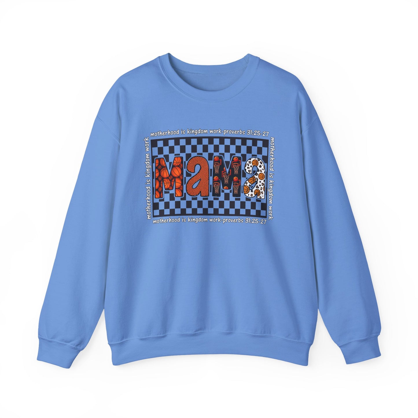Stylish Basketball Mama Crewneck Sweatshirt