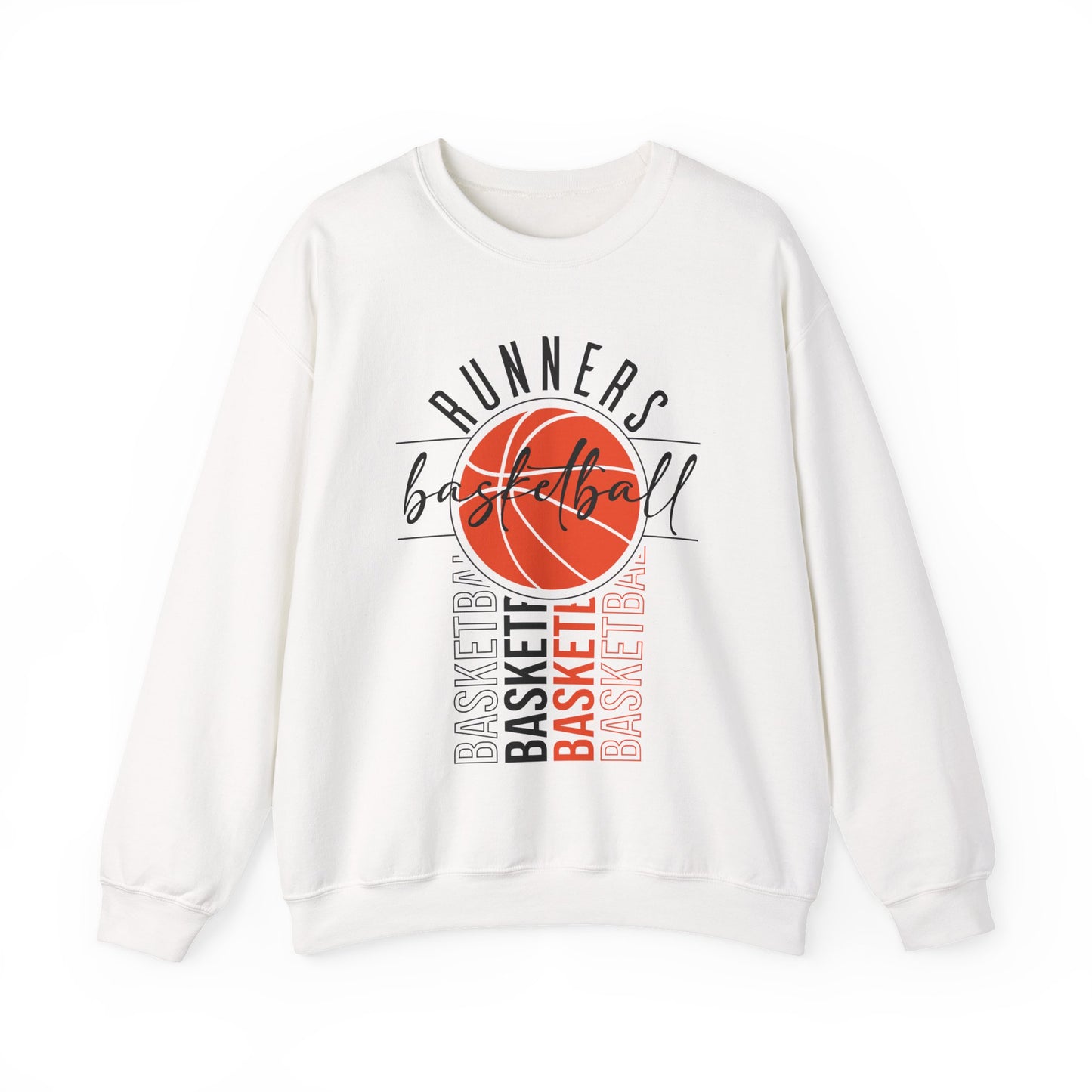 Basketball Runners Crewneck Sweatshirt | Stylish Sports Apparel