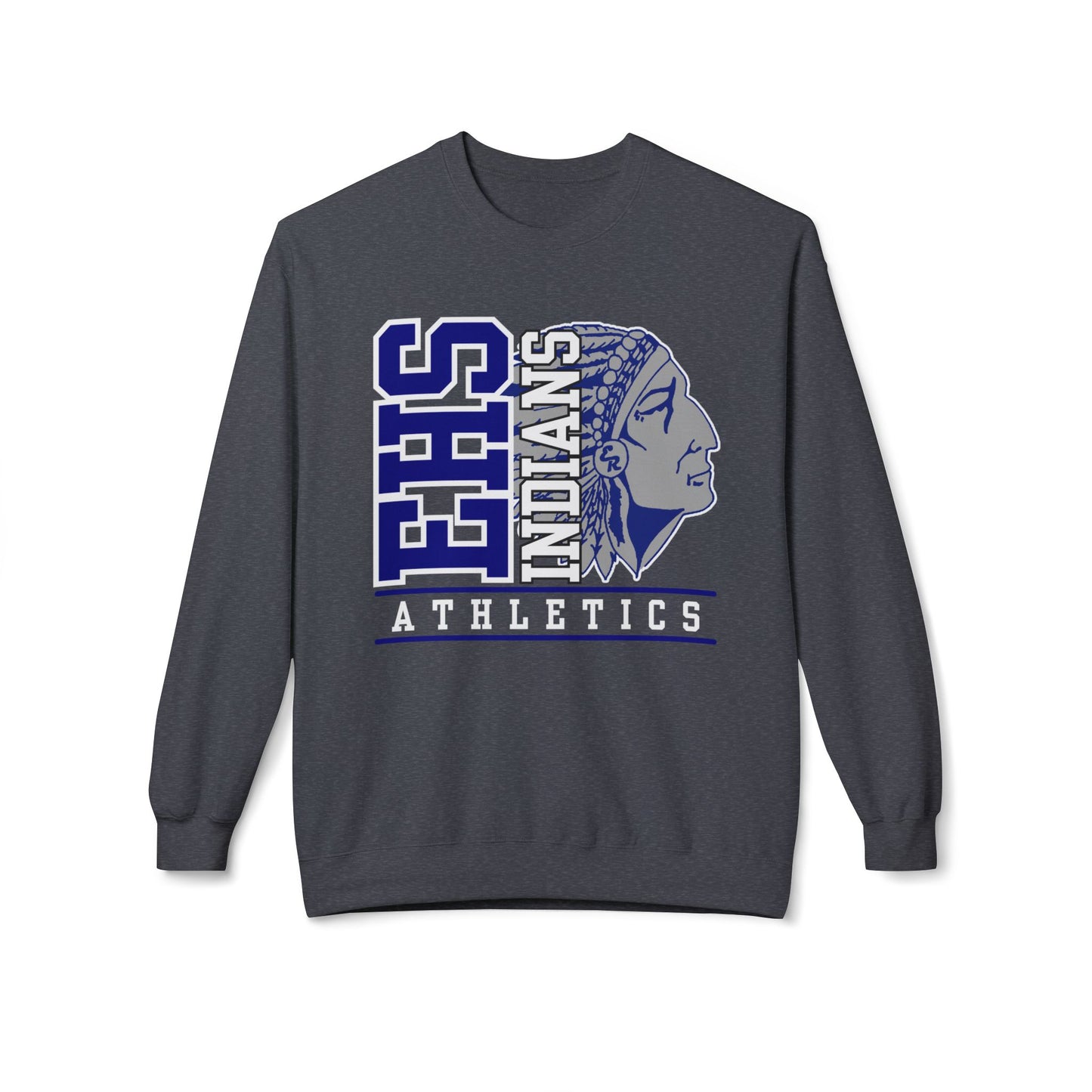 EHS Indians Athletics Crewneck Sweatshirt, Sports Apparel, Fan Gear, School Spirit, Comfortable Sweatshirt, Gifts for Athletes