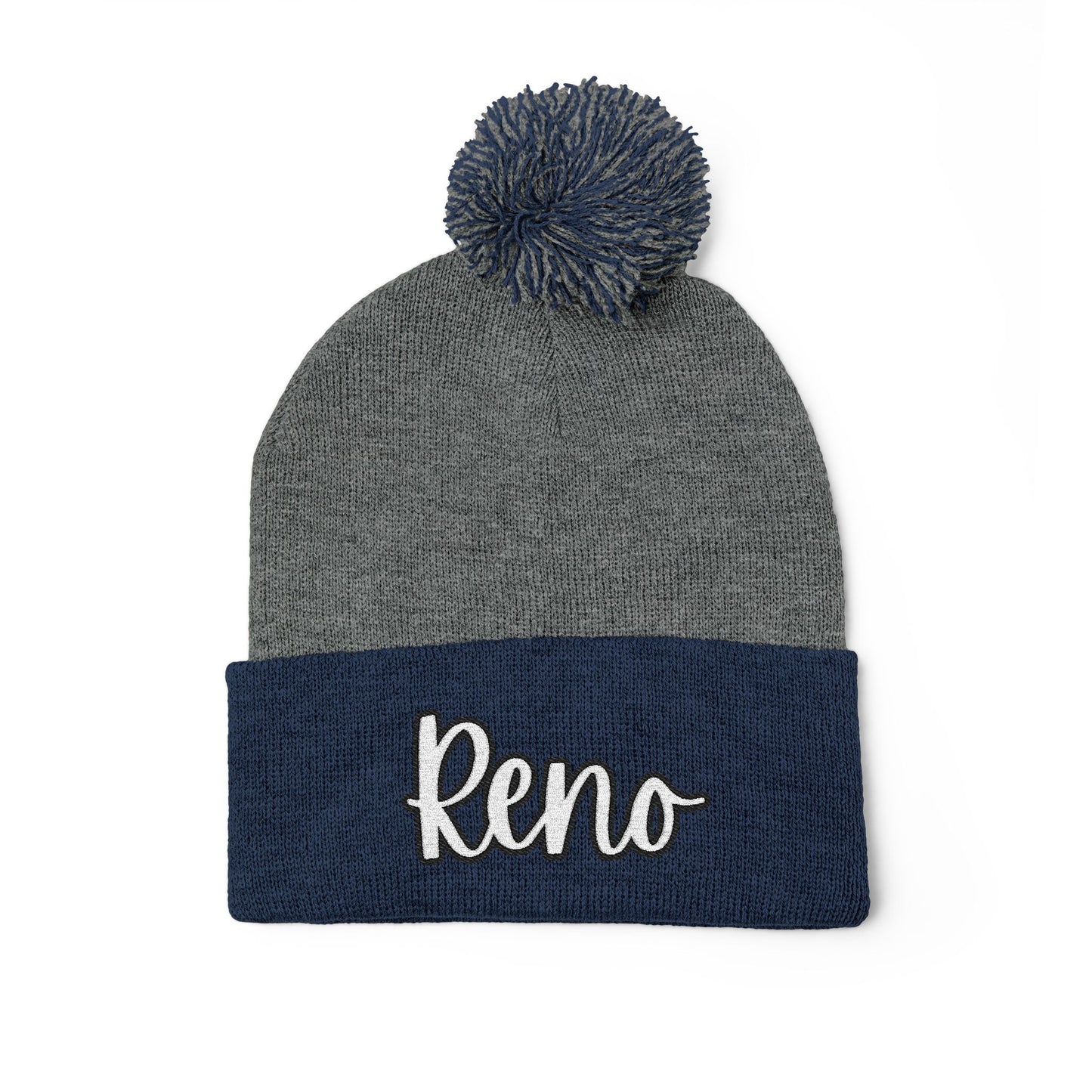EHS Pom-Pom Knit Cap (Embroidery)