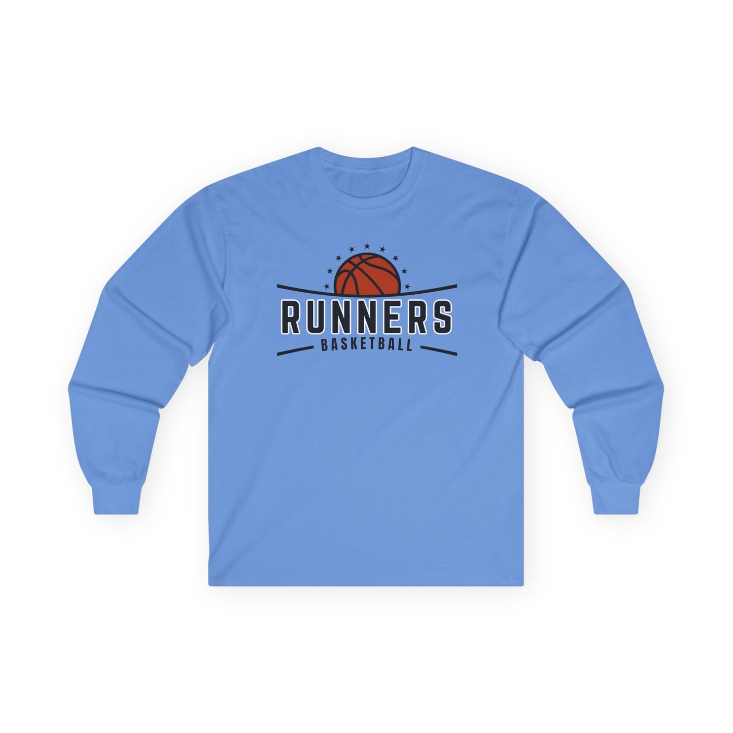 Unisex Long Sleeve Basketball Tee - Runners Design