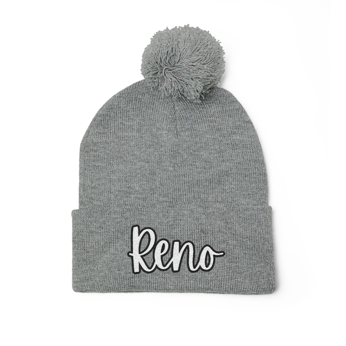 EHS Pom-Pom Knit Cap (Embroidery)