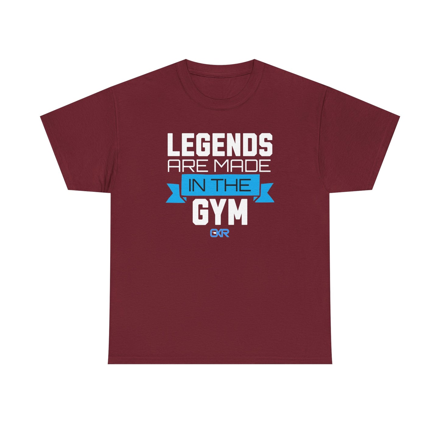 Unisex Heavy Cotton Tee - Legends Are Made in the Gym