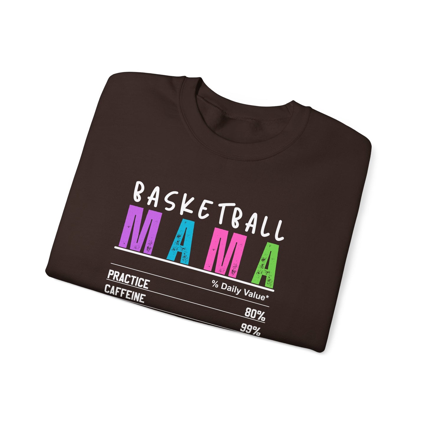 Basketball Mama Sweatshirt - Unisex Heavy Blend™ Crewneck for Sports Moms