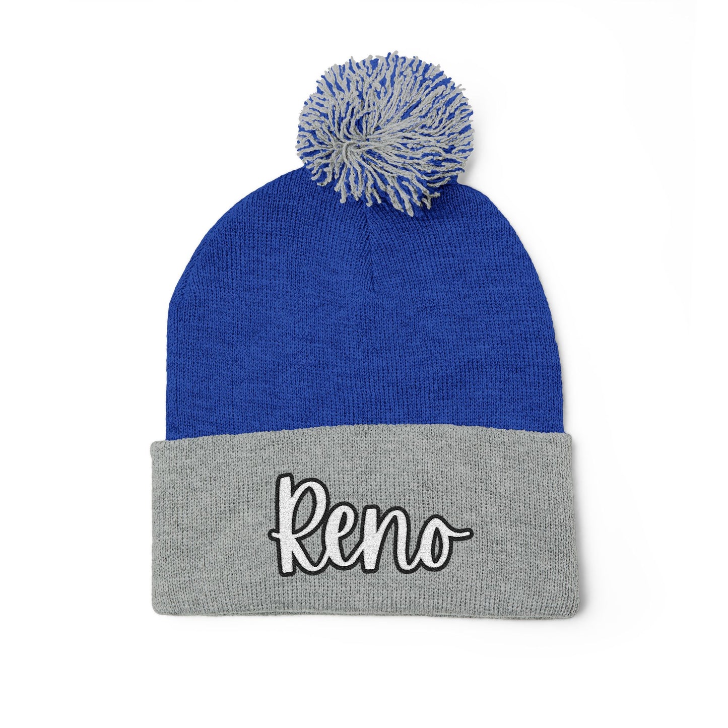 EHS Pom-Pom Knit Cap (Embroidery)