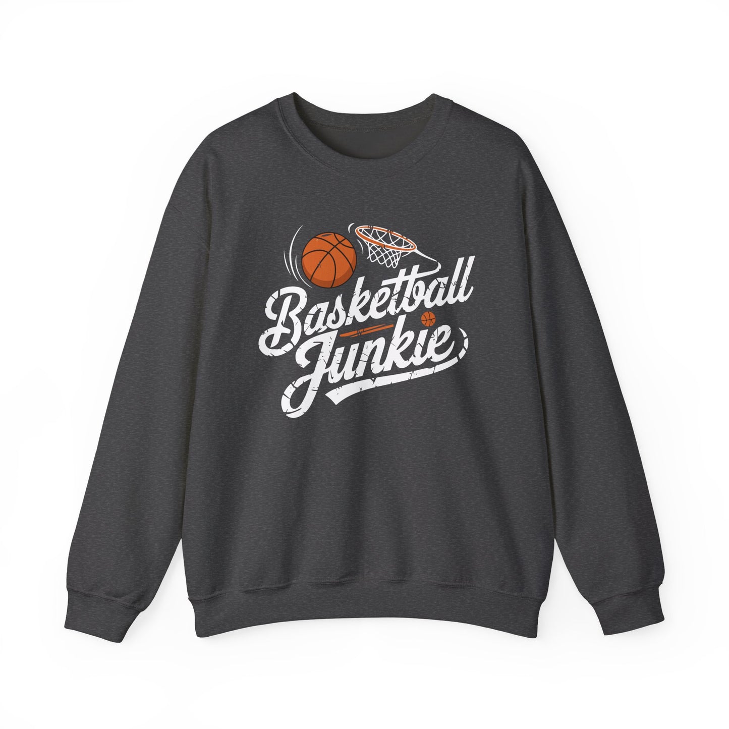 Basketball Junkie Unisex Heavy Blend™ Crewneck Sweatshirt
