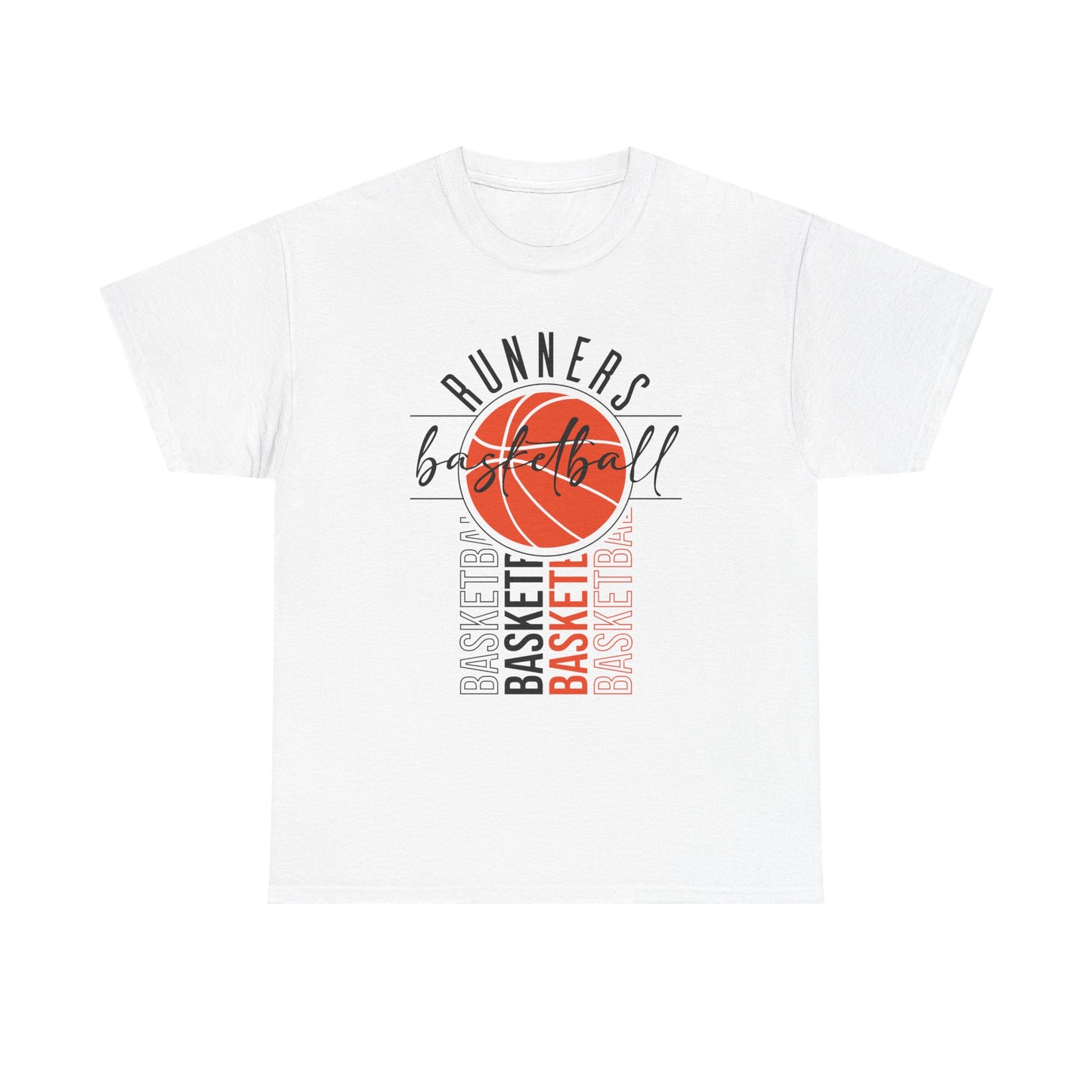 Basketball Runners Unisex Heavy Cotton Tee - Sporty & Stylish Tee for Players and Fans