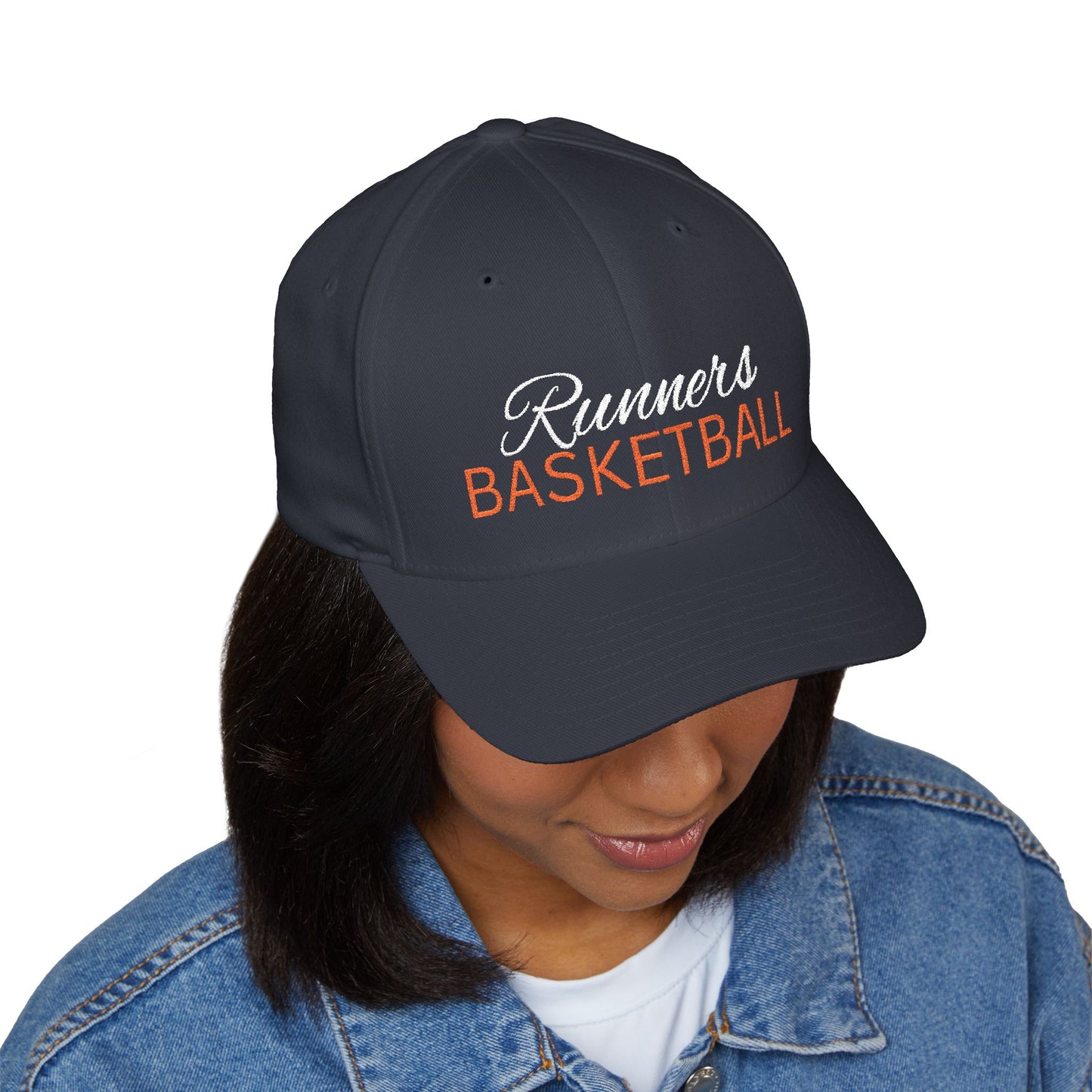 Embroidered Basketball Cap for Runners, Sports Fan Hat, Gym Gear, Team Spirit Cap, Gift for Athletes, Exercise Accessory