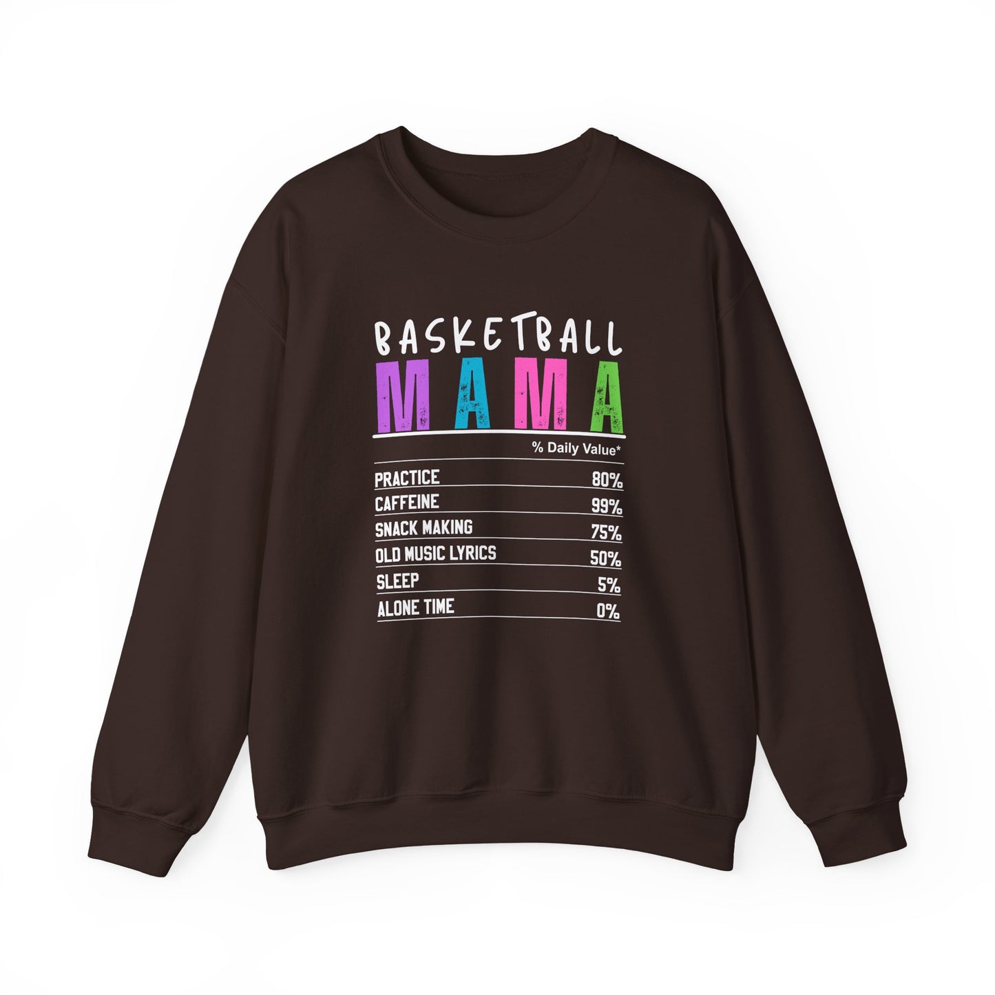 Basketball Mama Sweatshirt - Unisex Heavy Blend™ Crewneck for Sports Moms