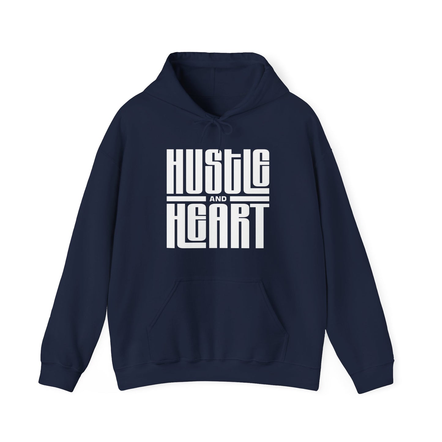 Inspirational Hustle and Heart Hoodie for Ambitious Souls