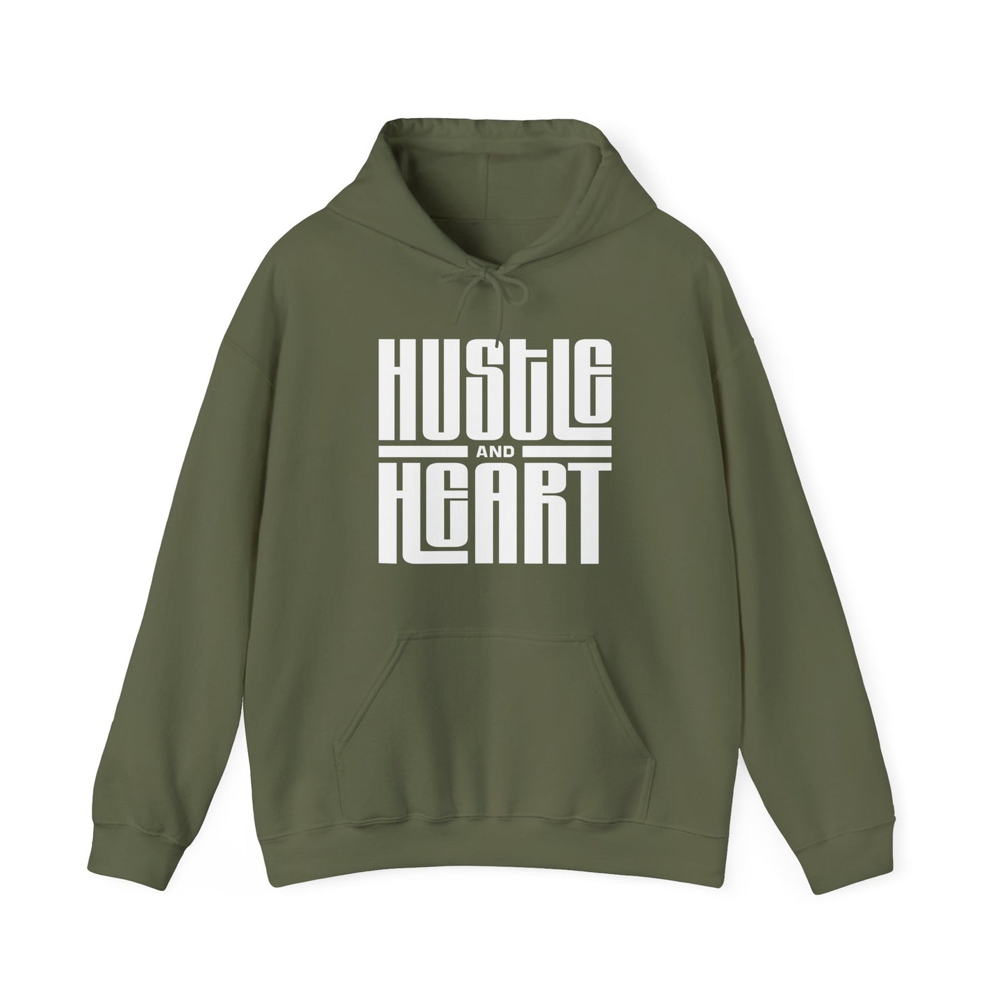Inspirational Hustle and Heart Hoodie for Ambitious Souls