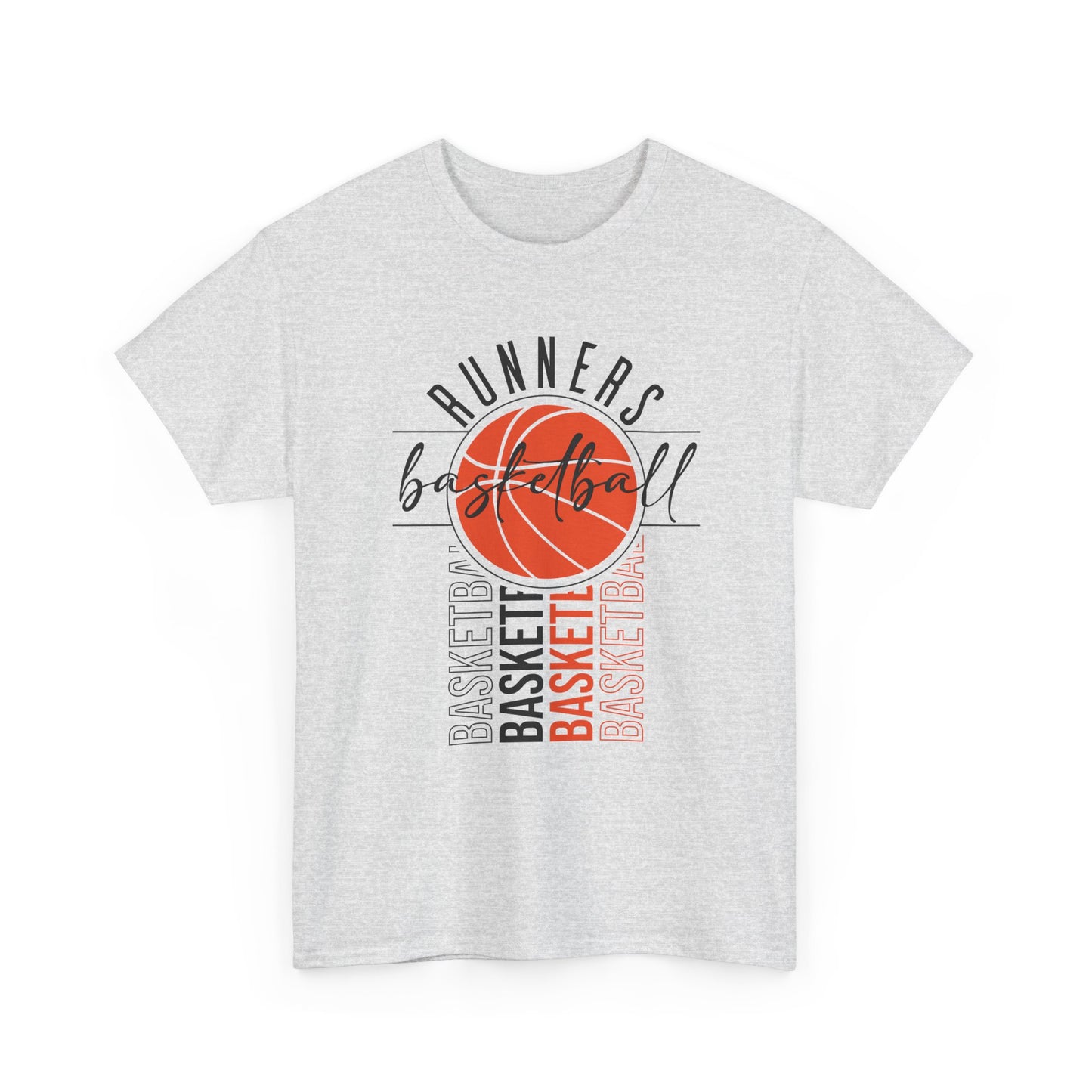 Basketball Runners Unisex Heavy Cotton Tee - Sporty & Stylish Tee for Players and Fans