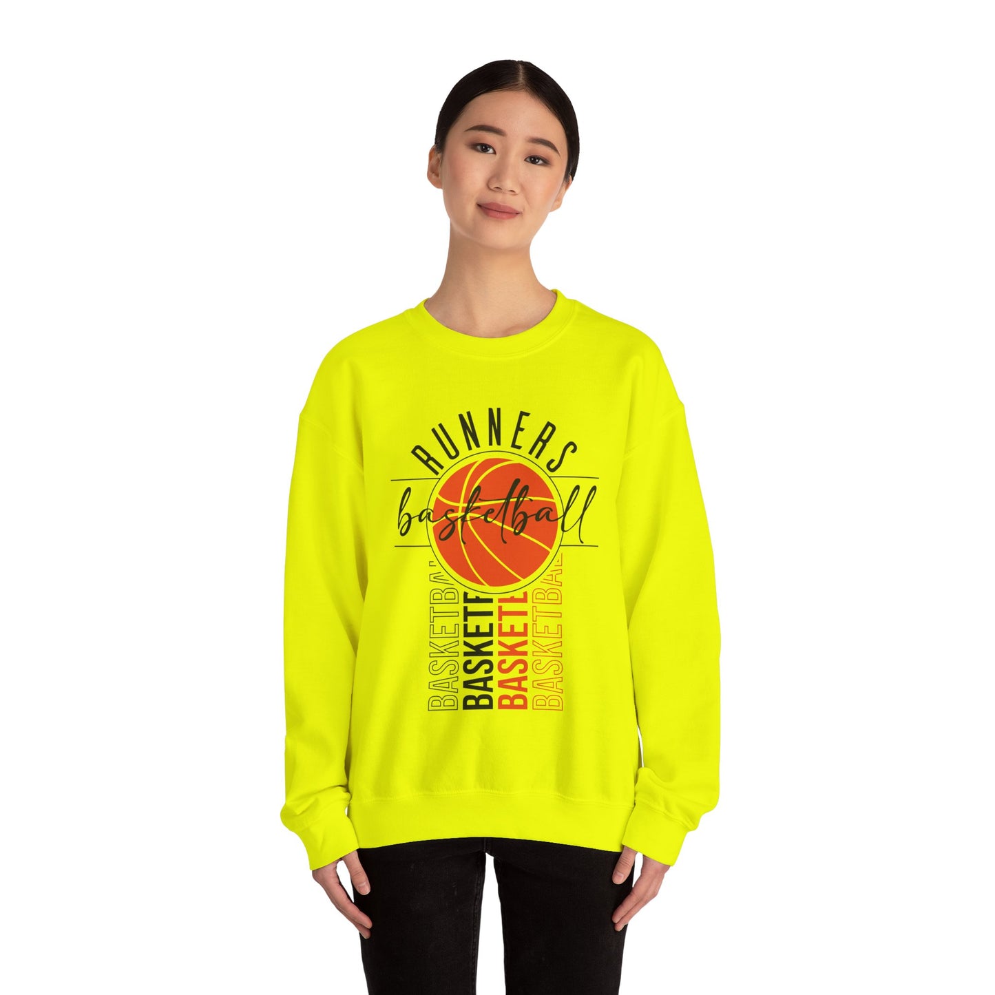 Basketball Runners Crewneck Sweatshirt | Stylish Sports Apparel